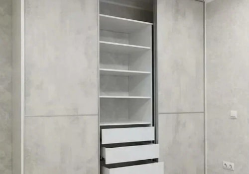 Шкаф в стиле мрамор 1